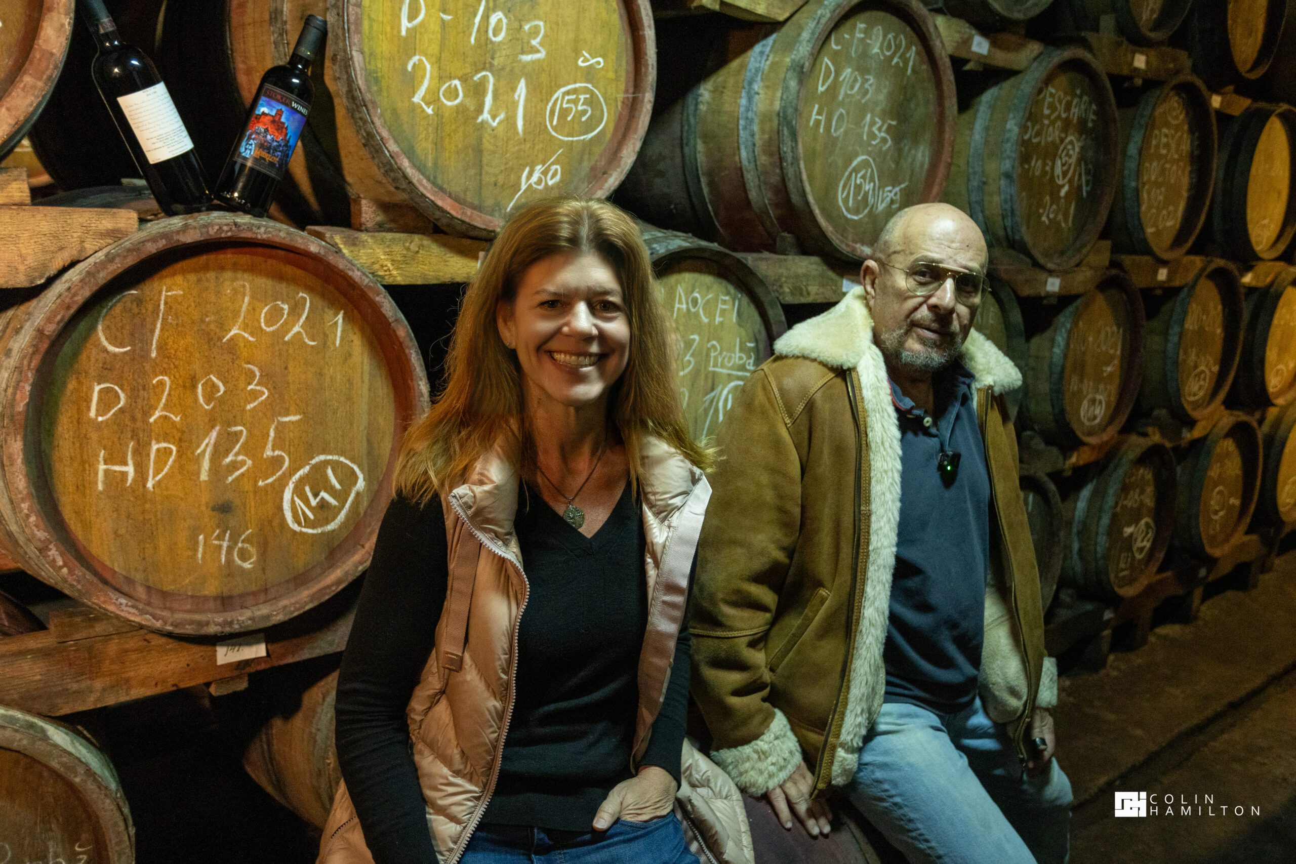 Kay and Michael at Stoker Wines